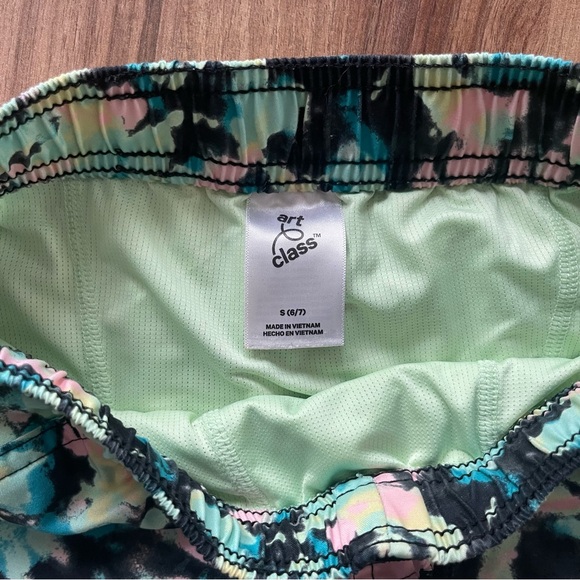 Boys Swim Trunks, Size S, Tie Dye Bathing Suit, Shorts, Art Class 6/7 - Picture 5 of 12